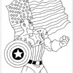 קפטן אמריקה דפי צביעה