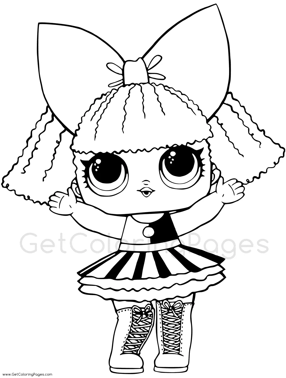 Lol dolls clipart on sale black and white